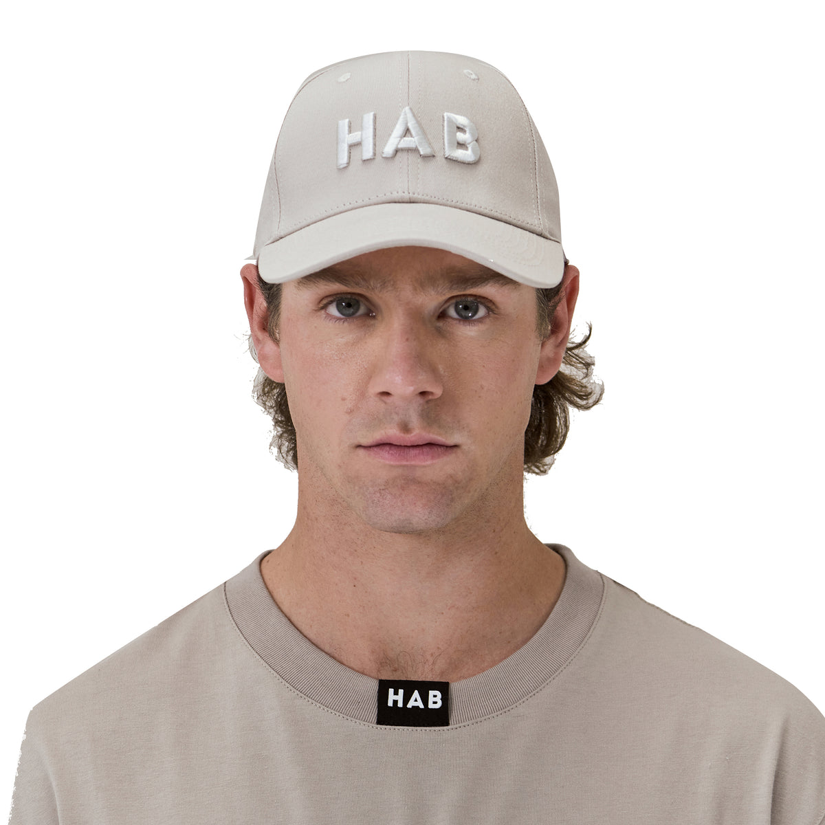 Grey HAB Basic Logo Cap | Hab